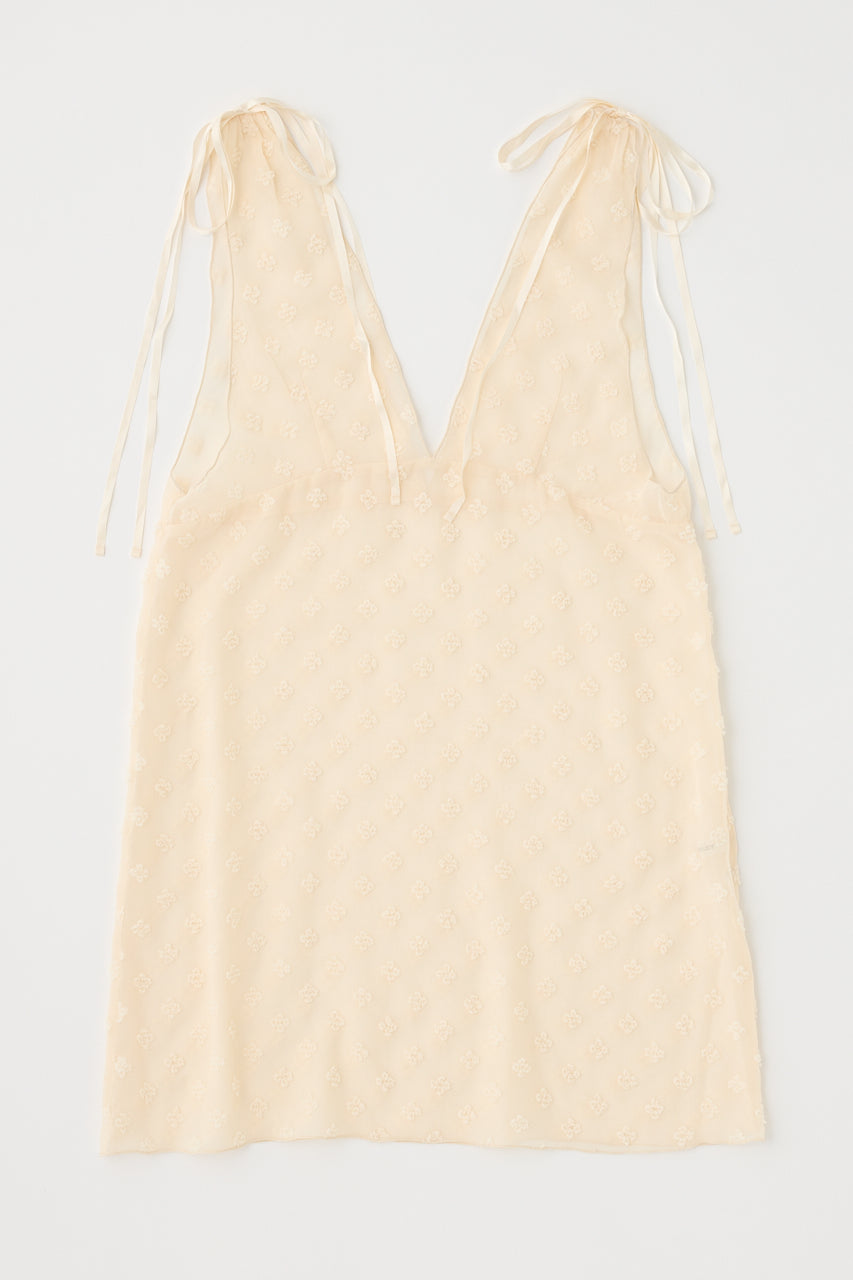 Flower Motif Sheer Mini Dress – MOUSSY