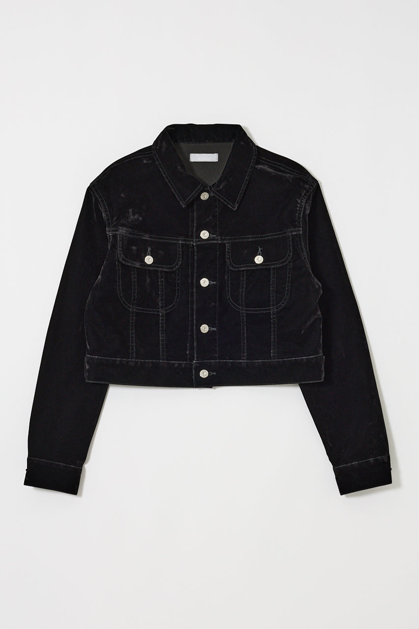 MOUSSY 25aw VELVET SHORT JACKET ジャケット Velvet Short Jacket – MOUSSY