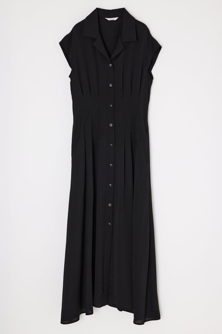 ganni sheersucker dress