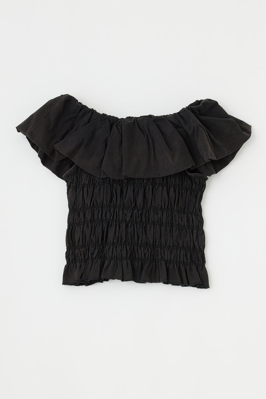 BALLOON FRILL GATHER BUSTIER