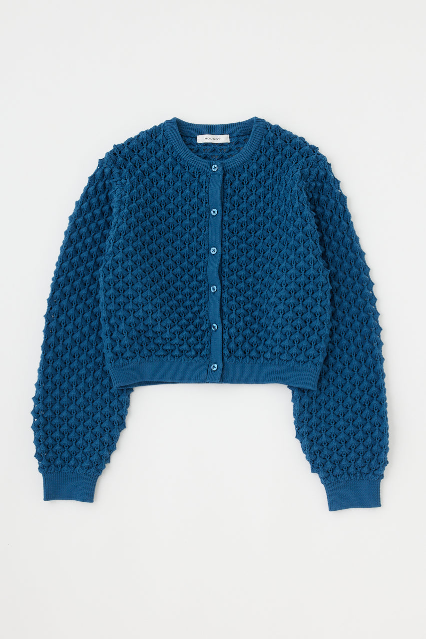 PEAK STITCH KNIT CARDIGAN