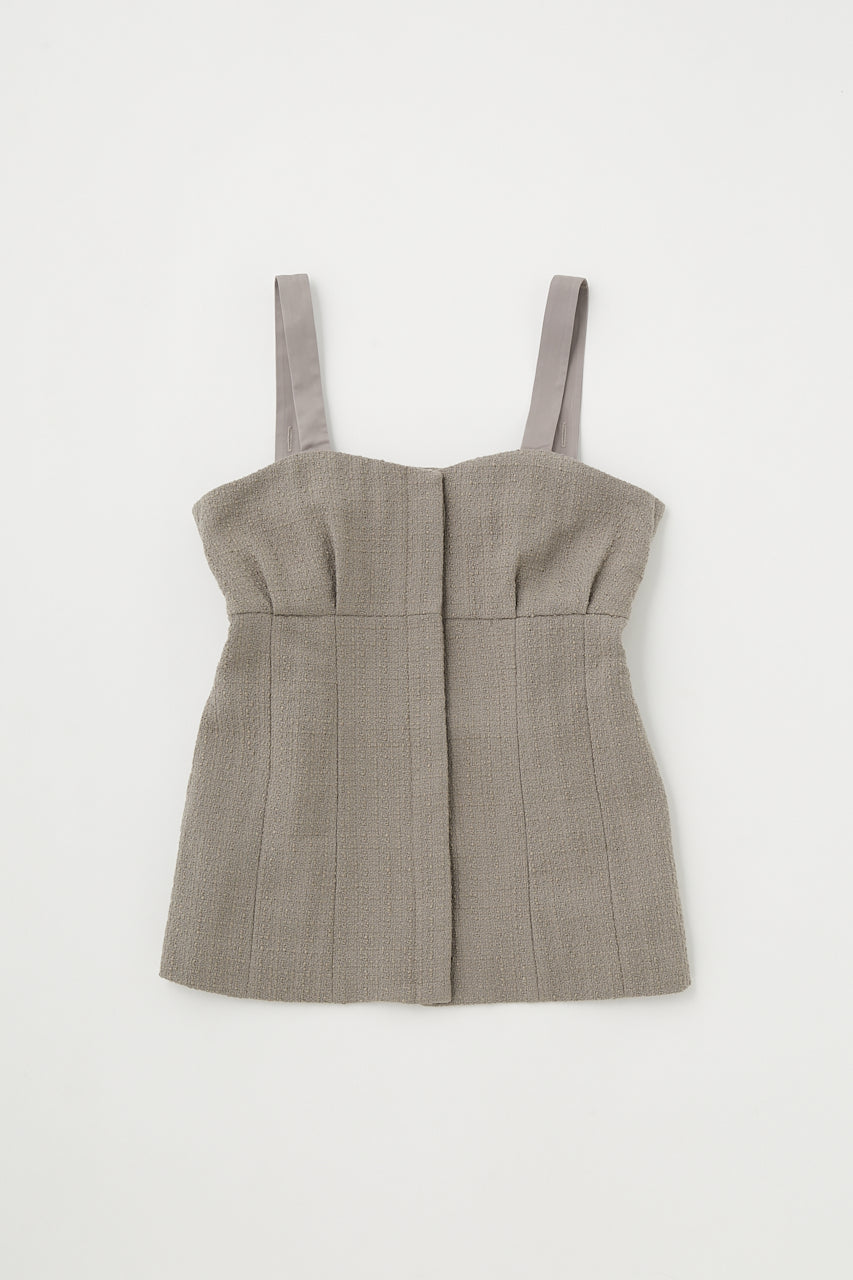 TWEED SLEEVELESS TOP