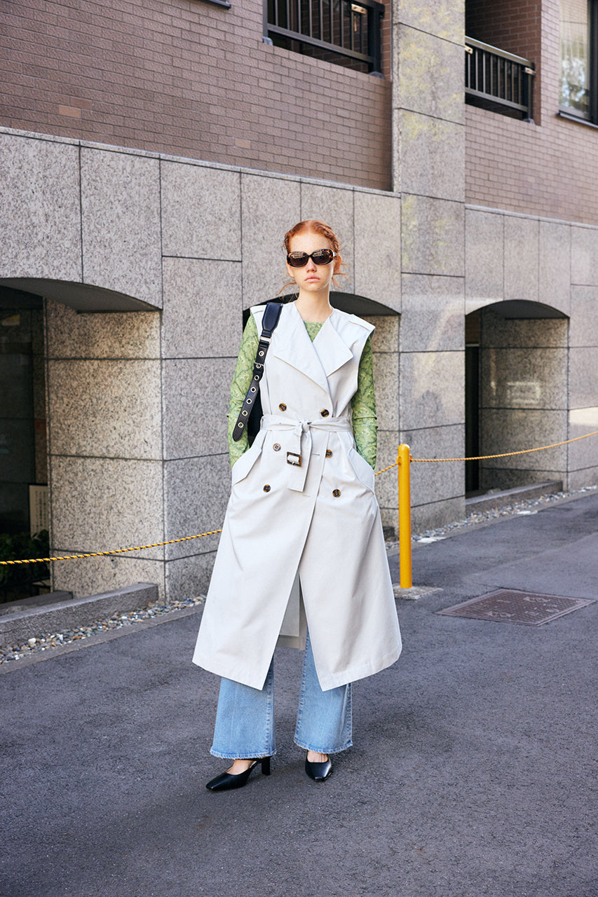 moussy SINGLE BREASTED LONG COAT - ロングコート