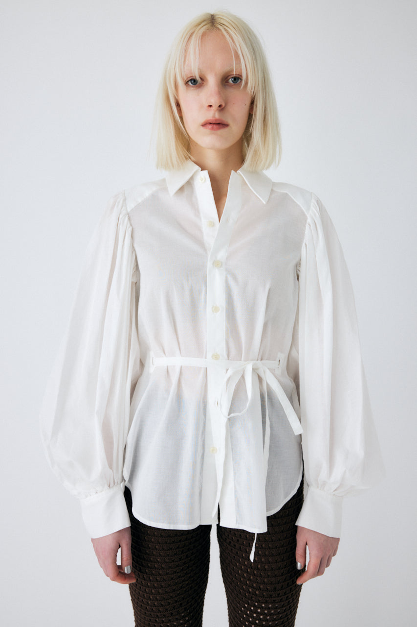 VOLUME GATHER SLEEVE SHIRT