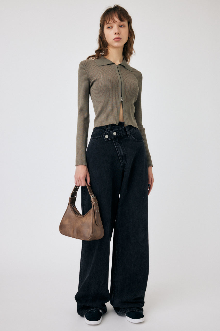 Cross Waist Wide Straight – MOUSSY