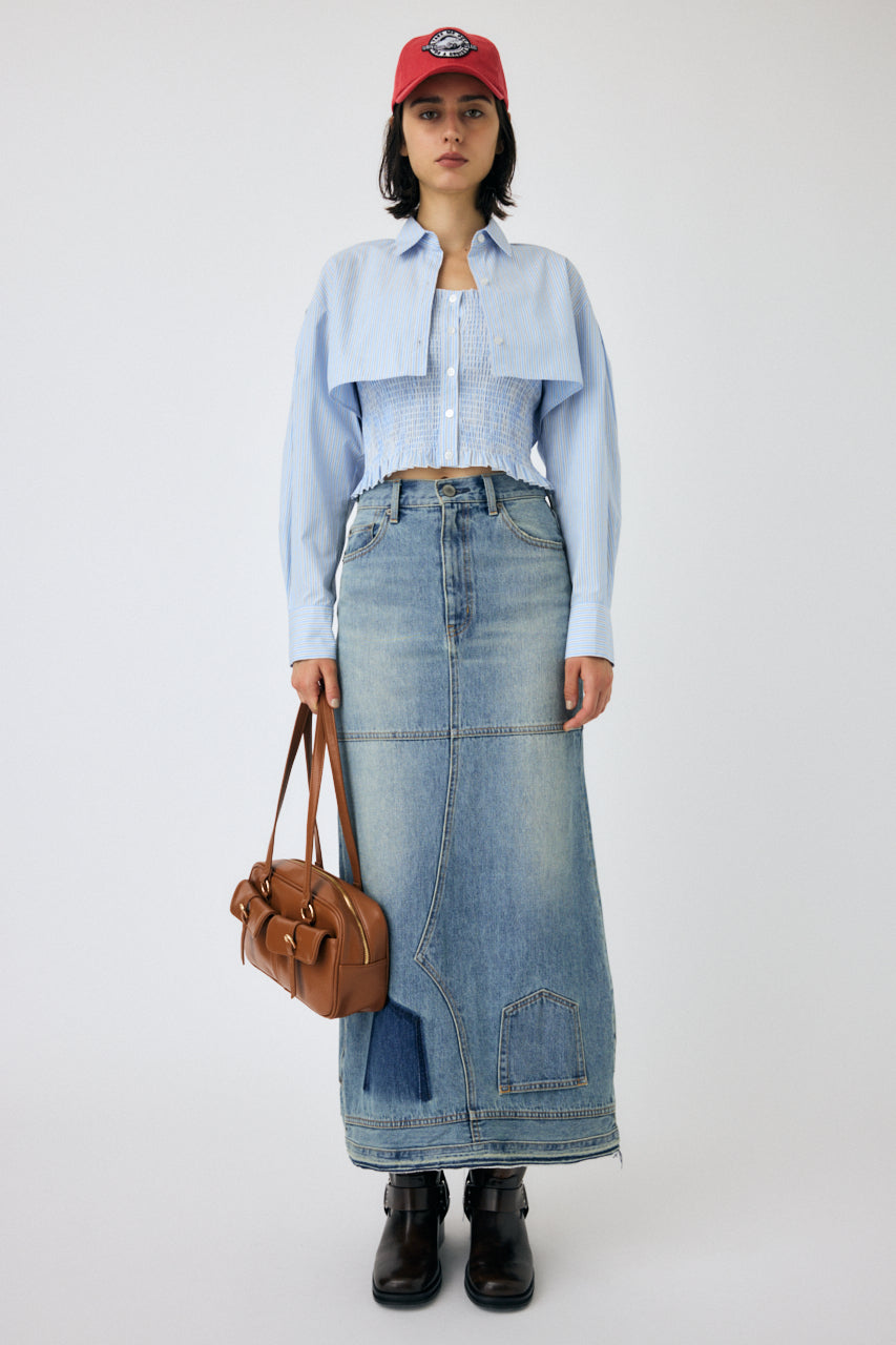 hnasama　Diante REMAKE DENIM SKIRT hnasama Diante REMAKE DENIM SKIRT hnasama Diante REMAKE