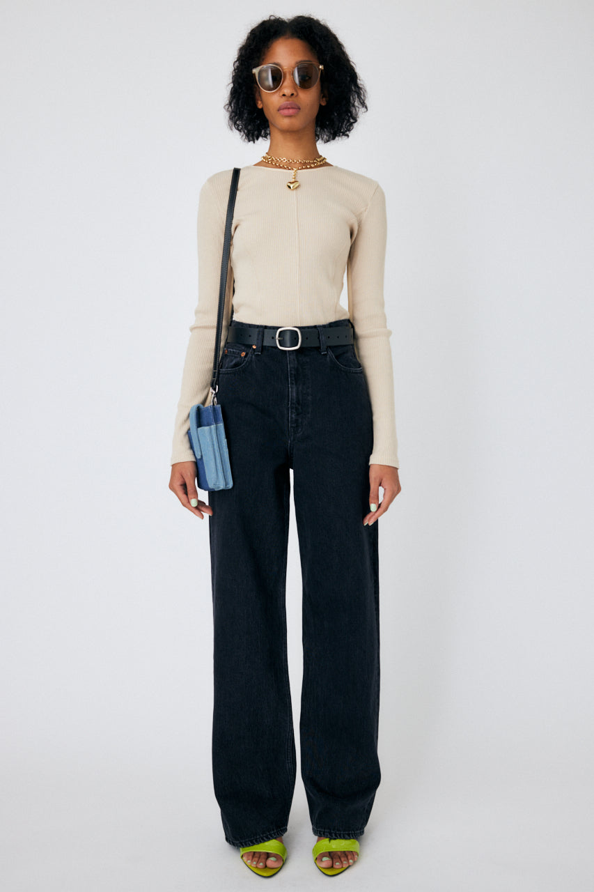 moussy HW 90S BLK STRAIGHT 25㌅ HW 90S BLK STRAIGHT（デニムパンツ）｜MOUSSY（マウジー）の