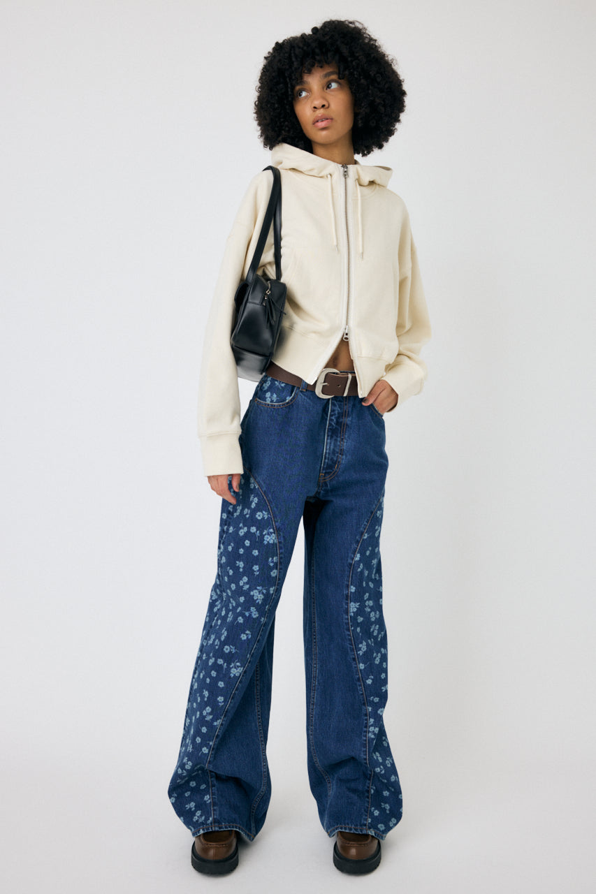 希少27サイズ極美品！MOUSSY　GBL MV WIDESTRAIGHT Floral Wide Straight – MOUSSY
