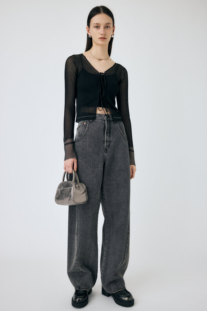 MOUSSY DROP WAIST STRAIGHT DENIM 【公式通販】