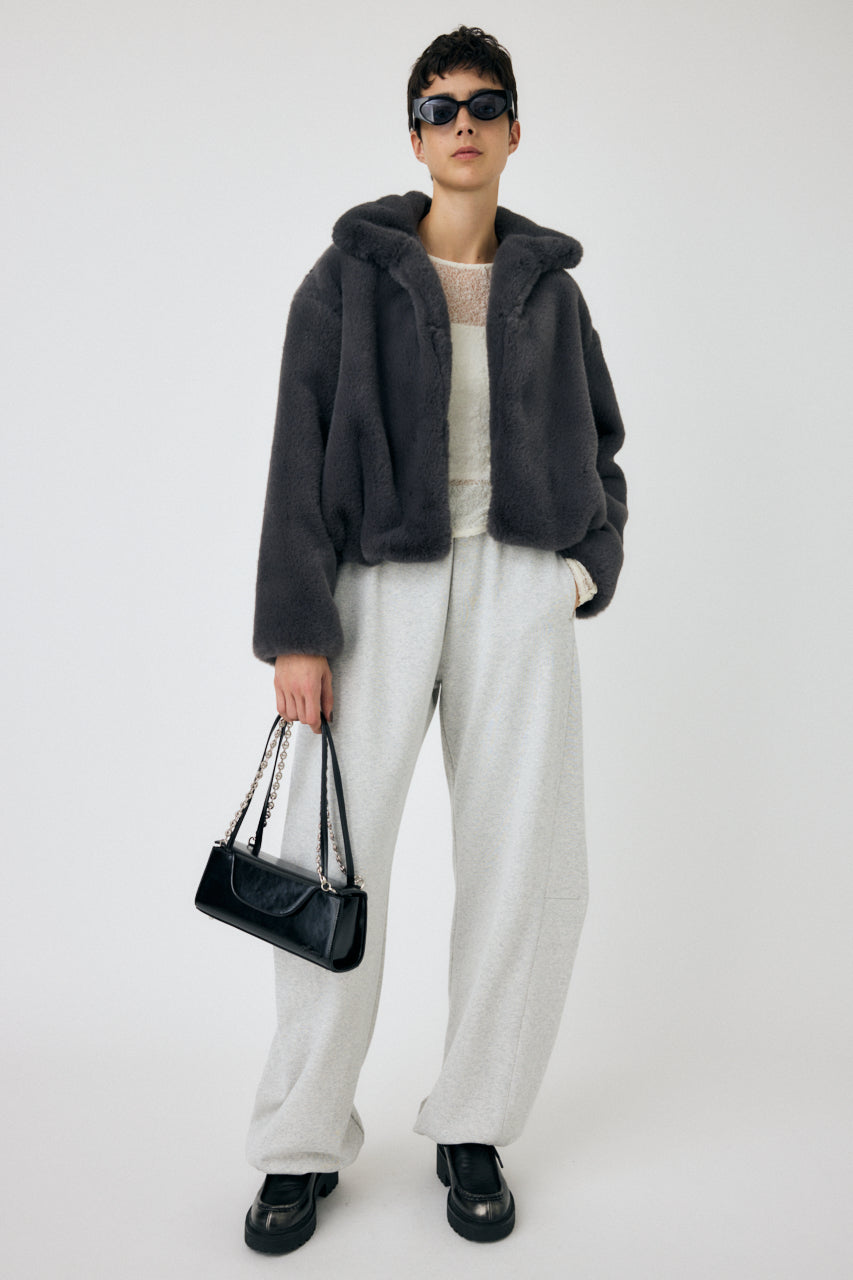Faux Fur Stand Collar Jacket – MOUSSY