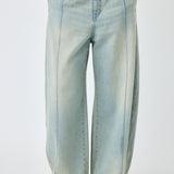 PIN TUCK COCOON STRAIGHT