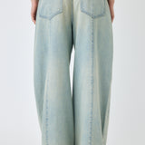 PIN TUCK COCOON STRAIGHT