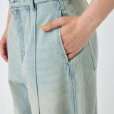 PIN TUCK COCOON STRAIGHT