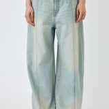 PIN TUCK COCOON STRAIGHT