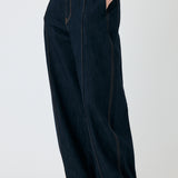 PIN TUCK COCOON STRAIGHT