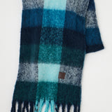 FLUFFY KNIT SCARF Multi Blue / Free
