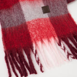 FLUFFY KNIT SCARF Multi Red / Free