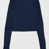 SCOOP NECK LONG SLEEVE TEE