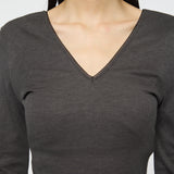 DEEP V CUP LONG SLEEVE TEE