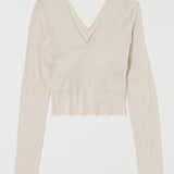 DEEP V CUP LONG SLEEVE TEE