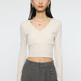 DEEP V CUP LONG SLEEVE TEE