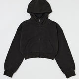SHORT ZIP UP HOODIE