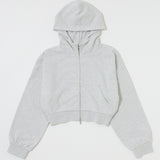 SHORT ZIP UP HOODIE