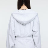 SHORT ZIP UP HOODIE