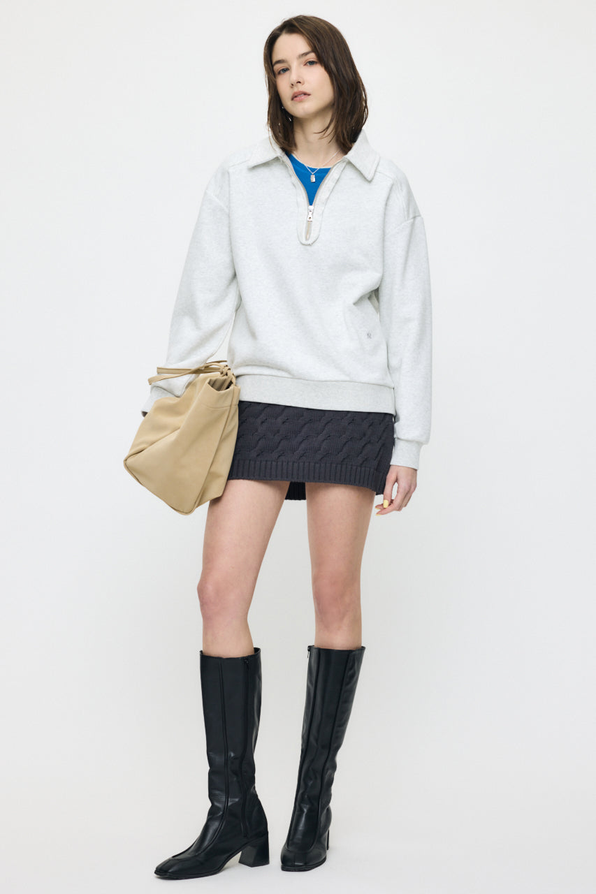 CONTRAST LAYER L/S TEE Blue / Free