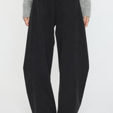 CURVE LINE SWEAT PANTS Light Black / 1 (S)