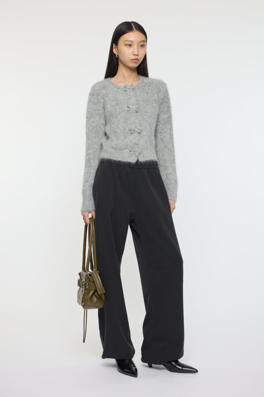 CURVE LINE SWEAT PANTS Light Black / 1 (S)