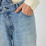 CROSS WAIST WIDE STRAIGHT