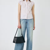 CROSS WAIST WIDE STRAIGHT