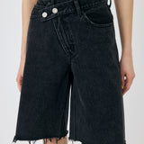 CROSS WAIST HALF PANTS