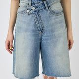 CROSS WAIST HALF PANTS