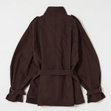 BELTED CARGO JACKET Brown / Free