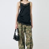 LACE TRIM CAMI DRESS