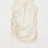 LACE TRIM CAMI DRESS