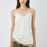 LACE TRIM CAMI DRESS