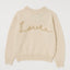 BACK RIBBON SWEATER Ivory / Free