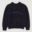 BACK RIBBON SWEATER Navy / Free