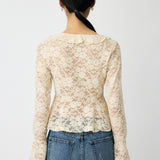 FRILL LACE BLOUSE