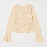 FRILL LACE BLOUSE