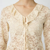 FRILL LACE BLOUSE