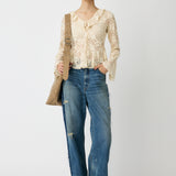 FRILL LACE BLOUSE