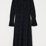 FLOCKY LACE DRESS Black / 1 (S)