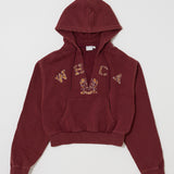RUGGED LOGO HOODIE Bordeaux / Free