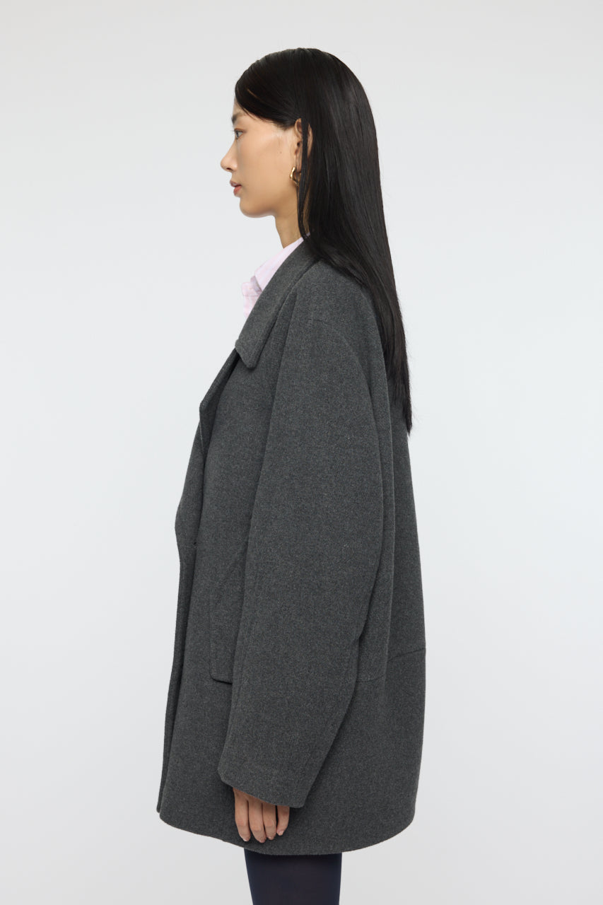 新品未使用 MOUSSY DOUBLE BREASTED MID COAT 2 Double Breasted Mid Coat – MOUSSY