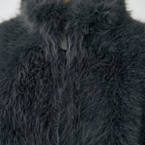 F/FUR STAND COLLAR JACKET Gray / Free