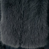 F/FUR STAND COLLAR JACKET Gray / Free